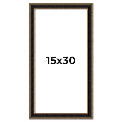 15x30 Frame Gold Antique Vintage Sold Wood Picture Frame | 1.75 Inch