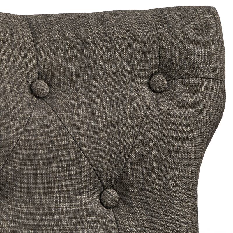 Simple Living 24-inch Langdon Upholstered Stools (Set of 2)
