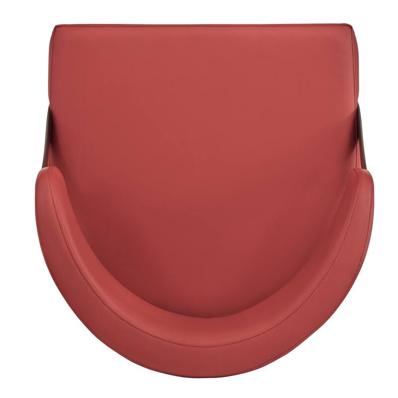 Bacalar Black Finish Metal Round Counter Height Table with Vegan Leather Swivel Chair Set by iNSPIRE Q Modern