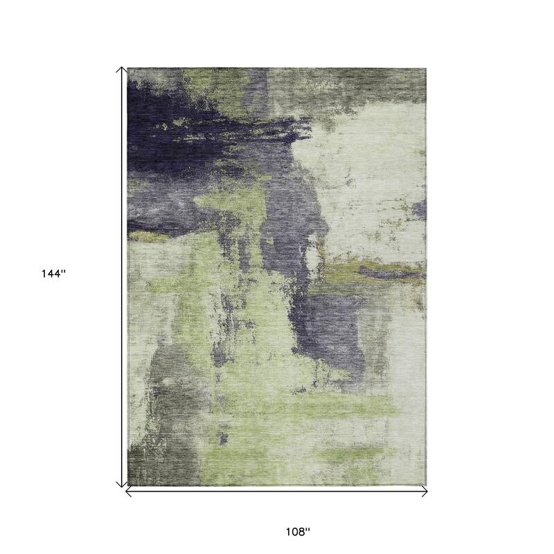HomeRoots Abstract Transitional Rectangle Outdoor Rug