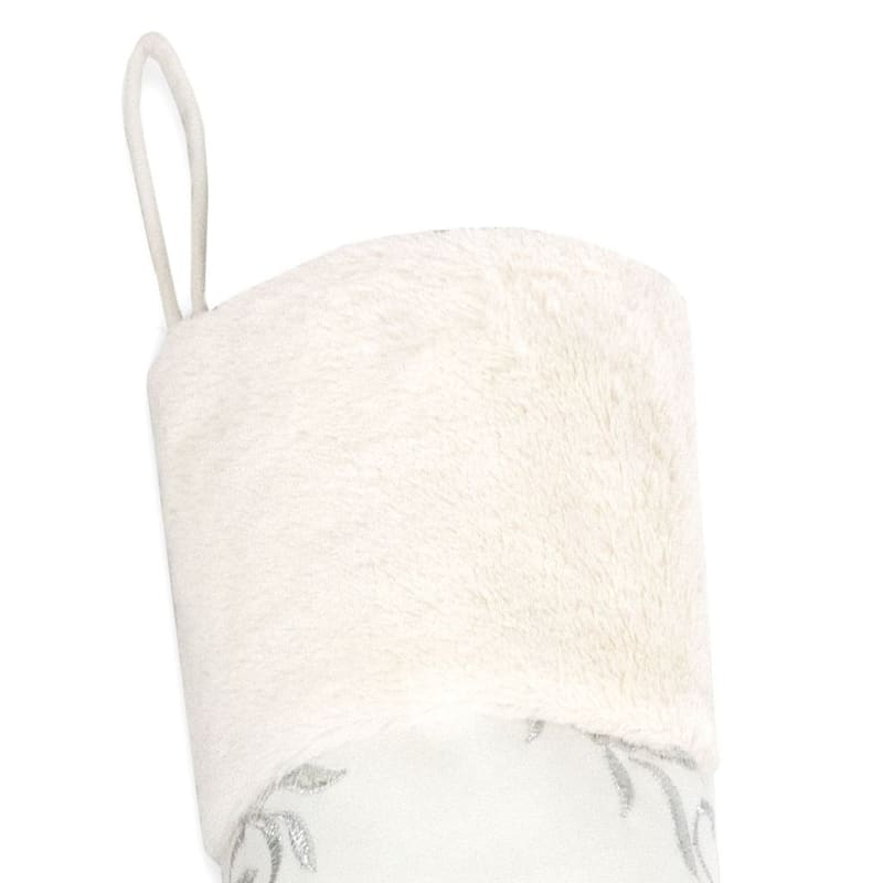 Homey Cozy Floral Velvet Embroidered Christmas Stocking