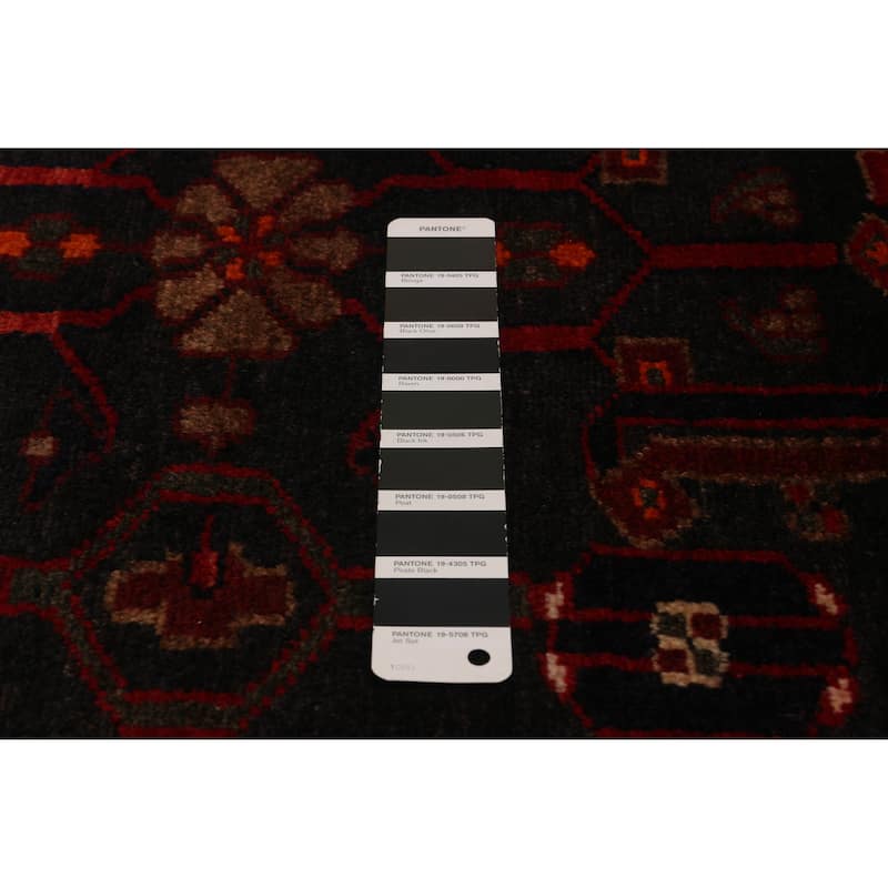 ECARPETGALLERY Hand-knotted Anadol Black Wool Rug - 4'0 x 10'5