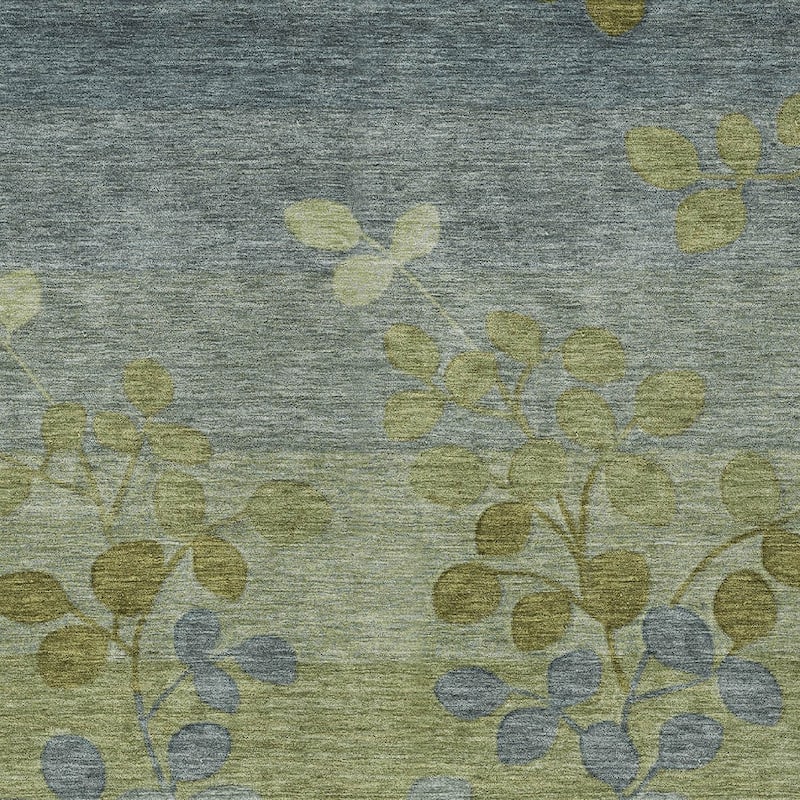 HomeRoots Floral Transitional Rectangle Outdoor Rug