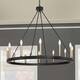 The Gray Barn Highclere 12-light Wagon Wheel Chandelier - 40"x40"x35.93"