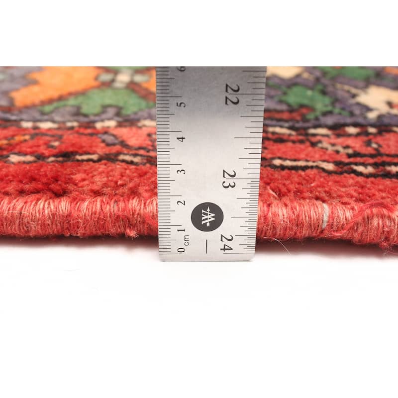 ECARPETGALLERY Hand-knotted Andelz Red Wool Rug - 4'7 x 7'2