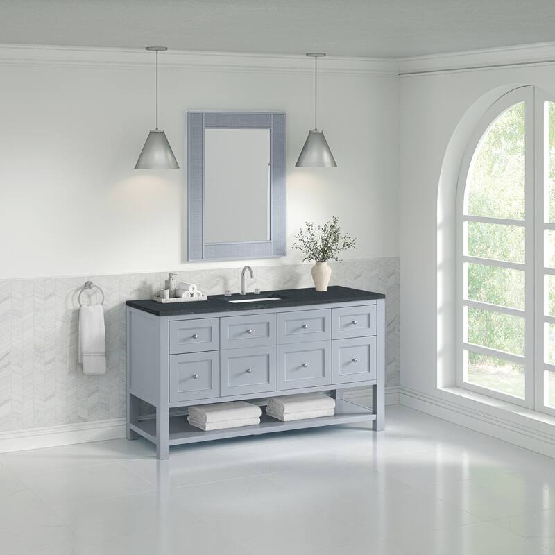 Breckenridge 60" Single Vanity, Serenity Blue
