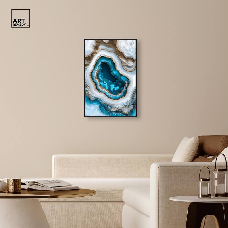Gilded Geode Eye III Canvas by Art Remedy