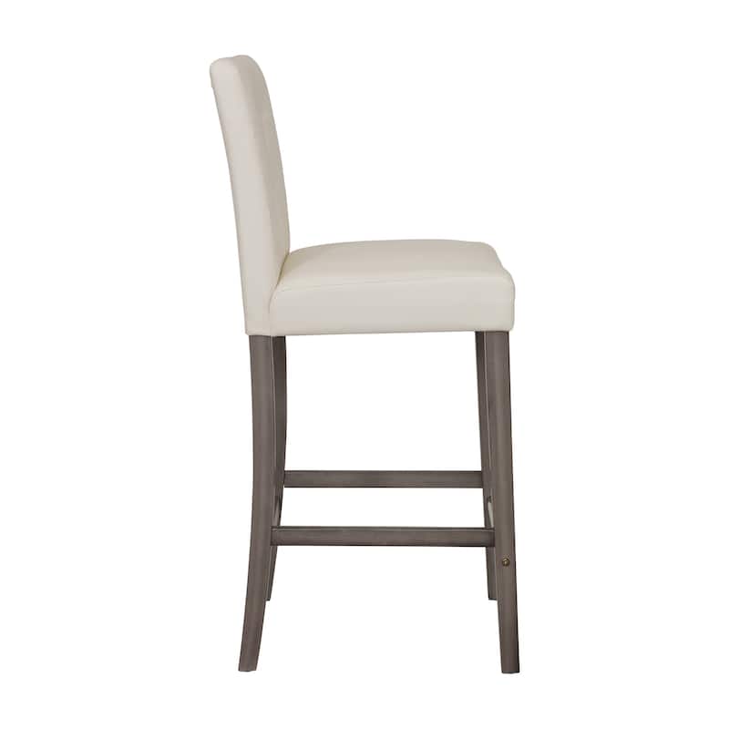Leila Upholstered 31" Bar Height Barstool