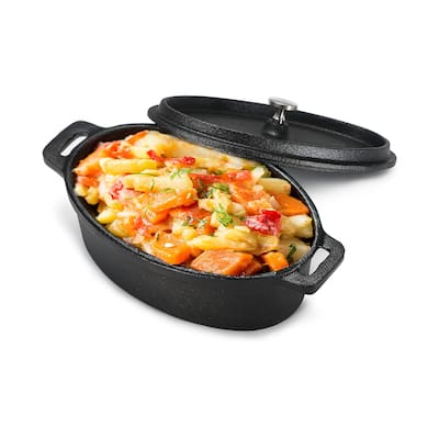 0.63 Qt Cast Iron Mini with Lid