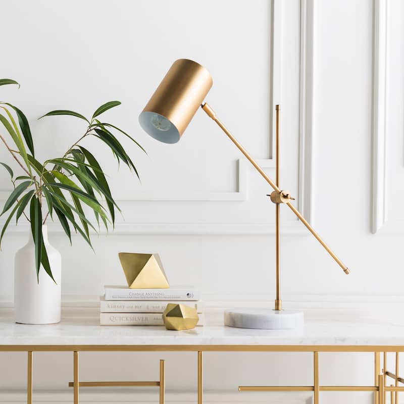 Cerrin Gold Modern Table Lamp - 24" H