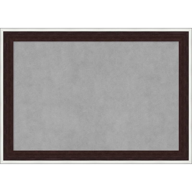 Amanti Art Maya Espresso Silver Framed