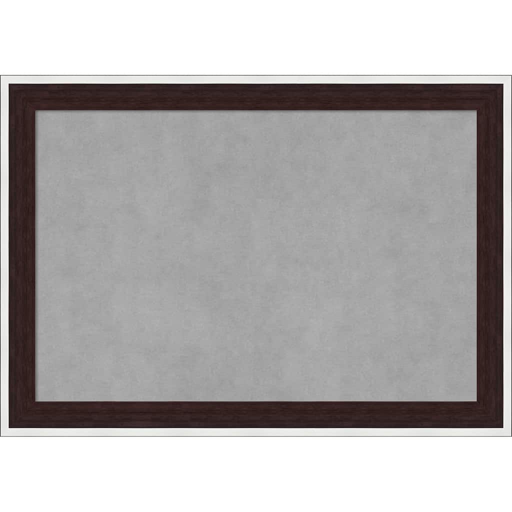 Amanti Art Maya Espresso Silver Framed