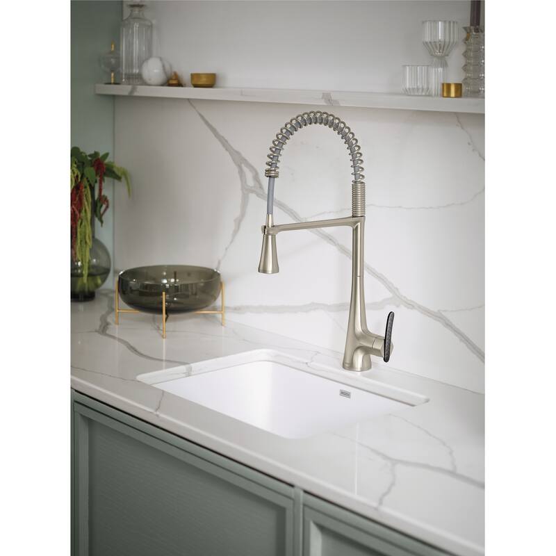 Moen Sinema 1.5 GPM Single Hole Pre-Rinse Pull Down Kitchen Faucet