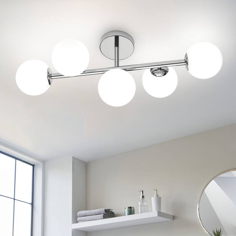 5 - Light Dimmable LED G9 Gold/ Chrome Bathroom Vanity Light