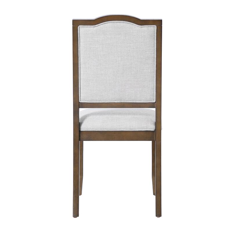 Farmhouse Dining Chairs Set of 4, Upholstered Dining Chairs with High Back, Modern Seating