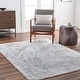 preview thumbnail 14 of 14, Apera Modern Abstract Area Rug Tan/Grey - Round - 5' 3" x 5' 3"