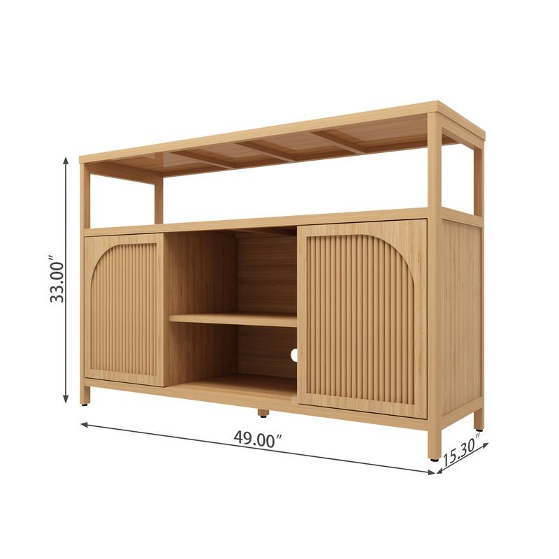Bamboo sideboard