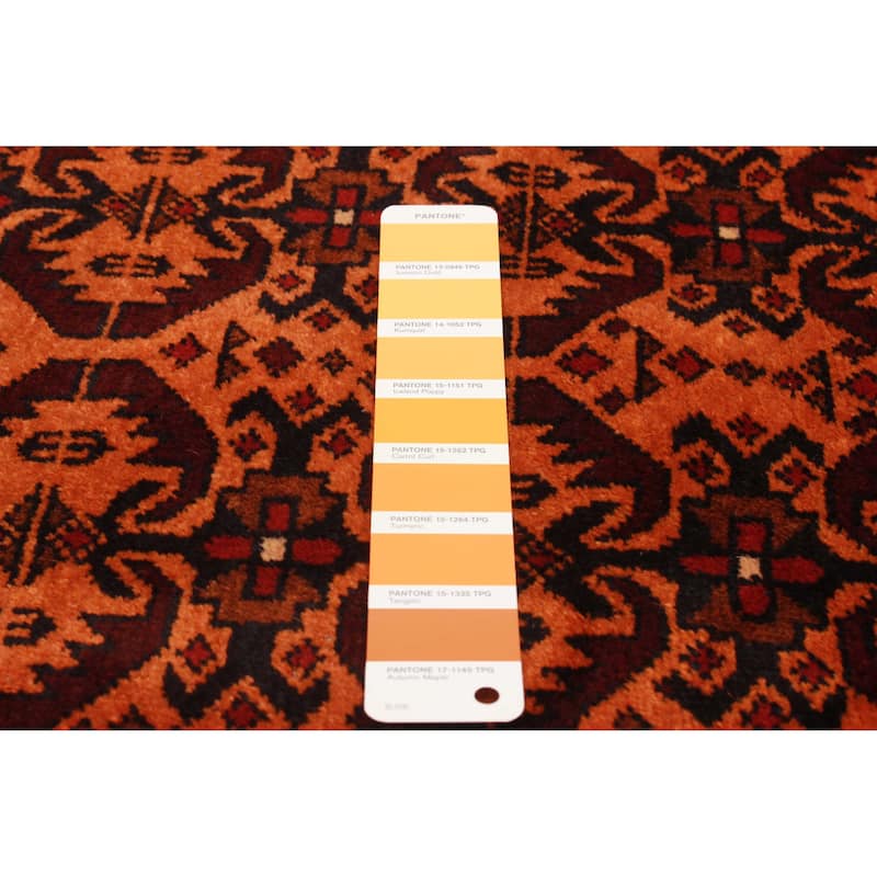 Teimani Orange Rug 2'11" x 4'8" - 2'11 x 4'8