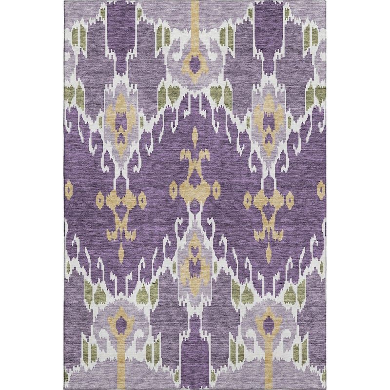 Premium Washable Super Soft Boho Ikat Mayfield Rug
