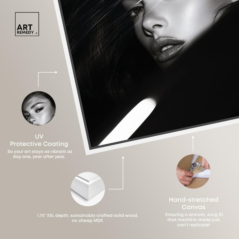 Depth of Her Eyes Canvas by Art Remedy