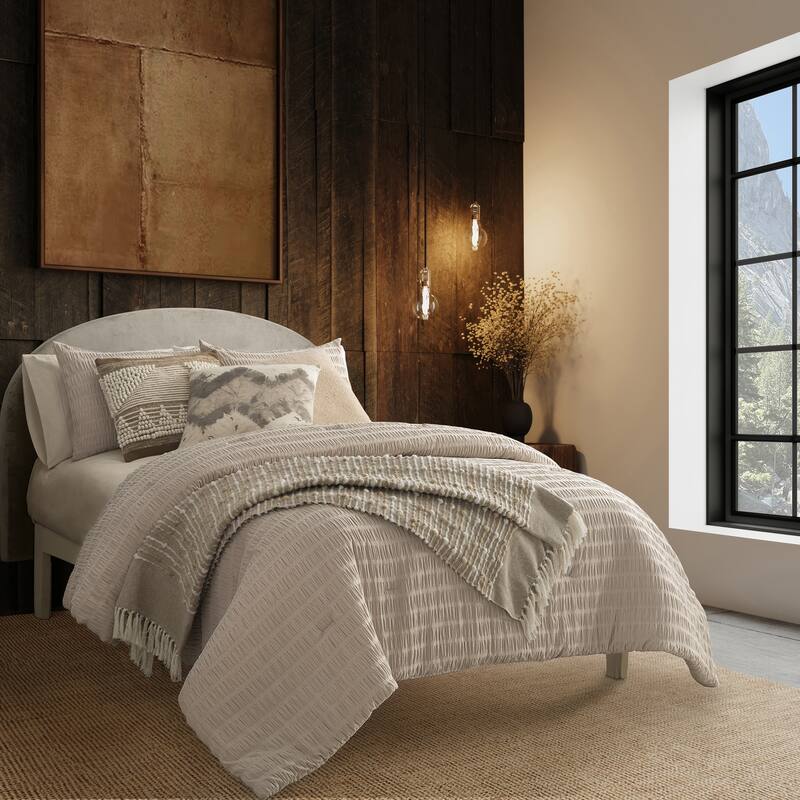 Indigo Road by Egypt Sherrod Noriah Ruched Stripe 3-Piece Comforter Set