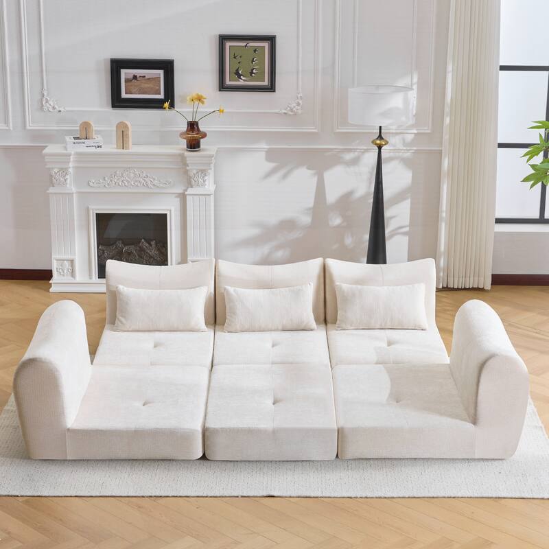 Modular Cloud Sofa, Convertible Folding Sofa Bed