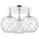 Option Polished Chrome / Clear Glass with White Rope