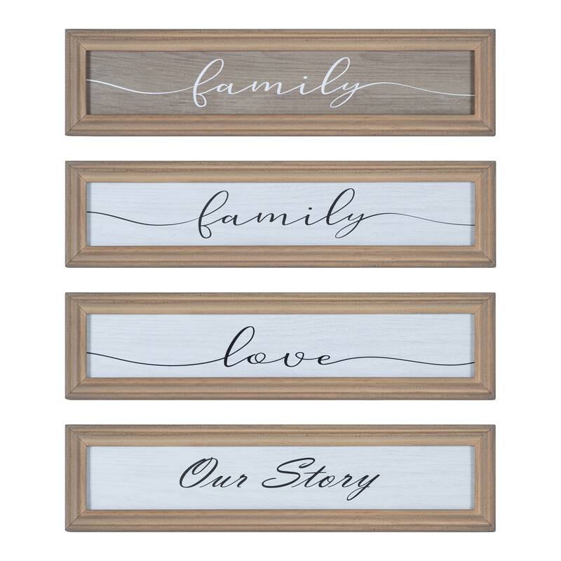 Kate and Laurel Bordeaux Expression Gallery Wall Kit