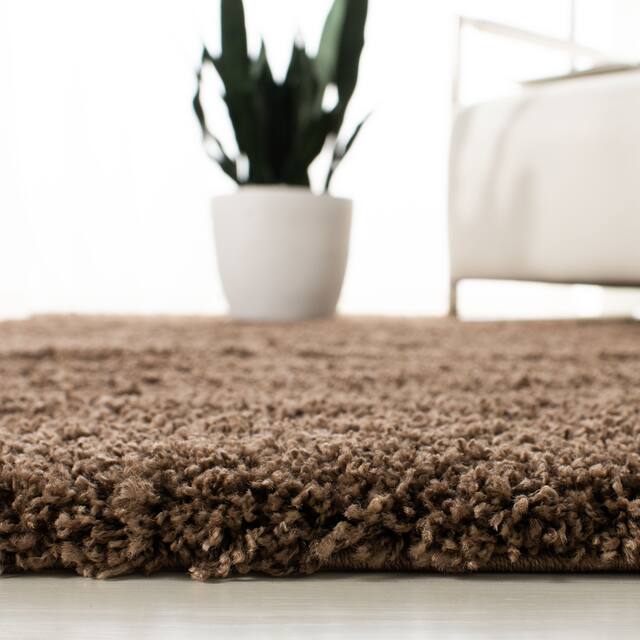 SAFAVIEH Laguna Shag Verdiana Solid Color 2-inch Thick Shag Rug