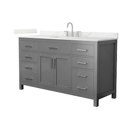 Wyndham Collection WCG2424-60S-QTZ-US3MXX Beckett 60" Free Standing