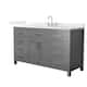 Option Dark Gray / Giotto Quartz Top / Brushed Nickel