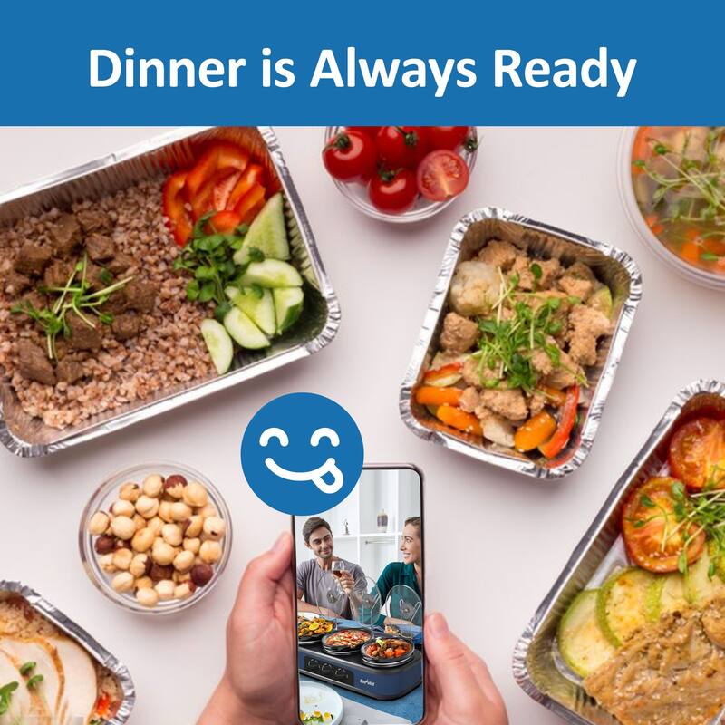 Triple Slow Cooker, 3 x 1.5 QT