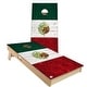 preview thumbnail 1 of 7, Mexico Flag Outdoor Cornhole Board Set Backyard 2x4 - NO Accessories