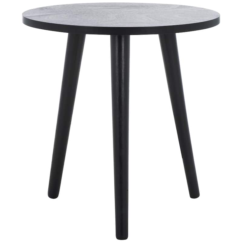 SAFAVIEH Hildetraud Round Accent Table - 16Wx16Dx16H - Black