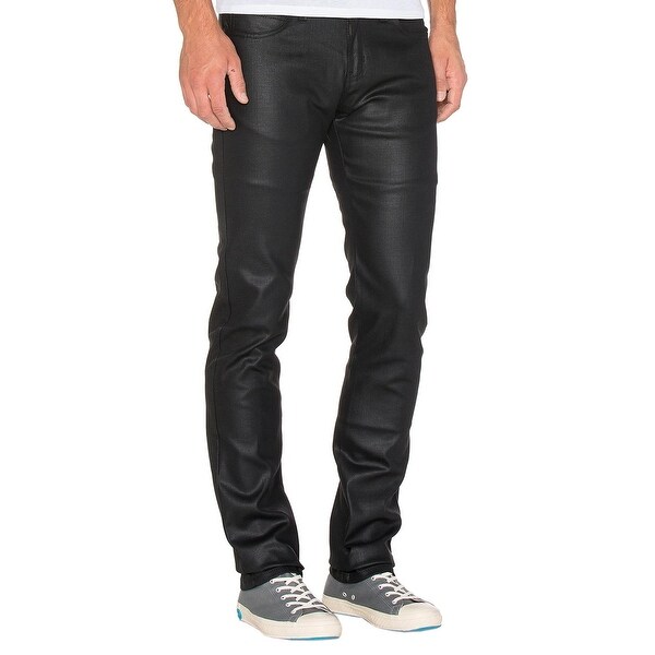 naked and famous waxed denim