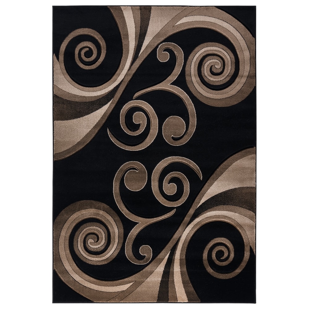 Orelsi Collection Abstract Area Rug