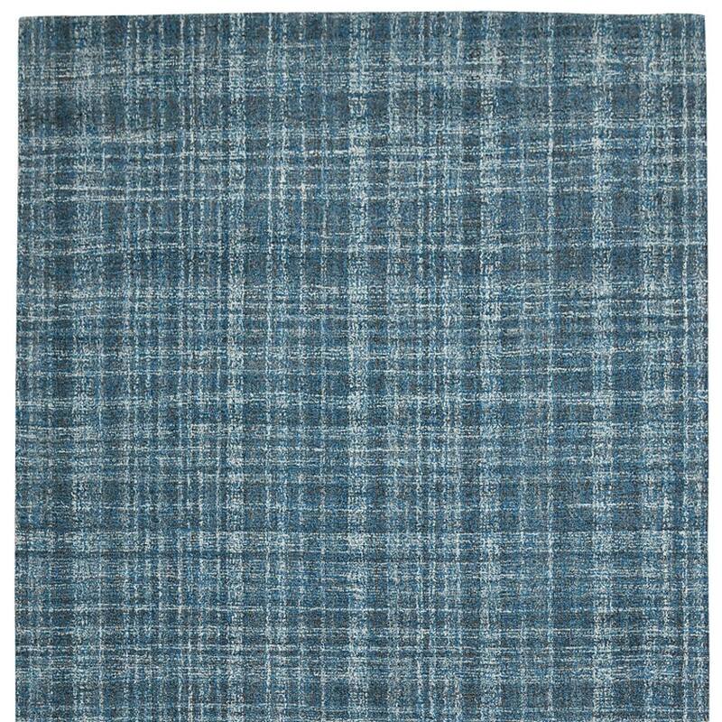 HomeRoots Plaid Transitional Rectangle Area Rug