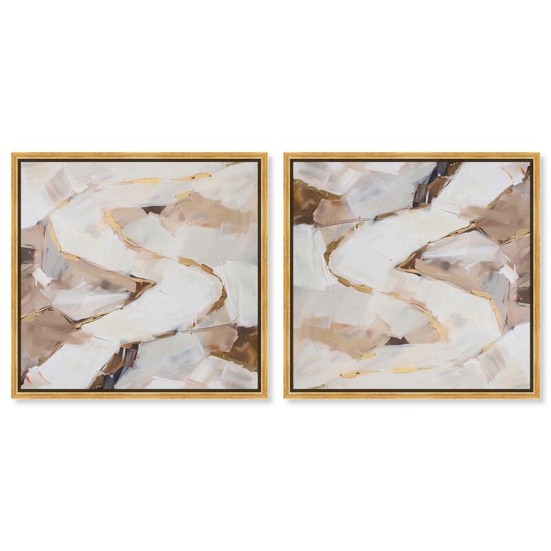 Assembled Color Pallete II Canvas by Art Remedy - 30" x 30" - Gold