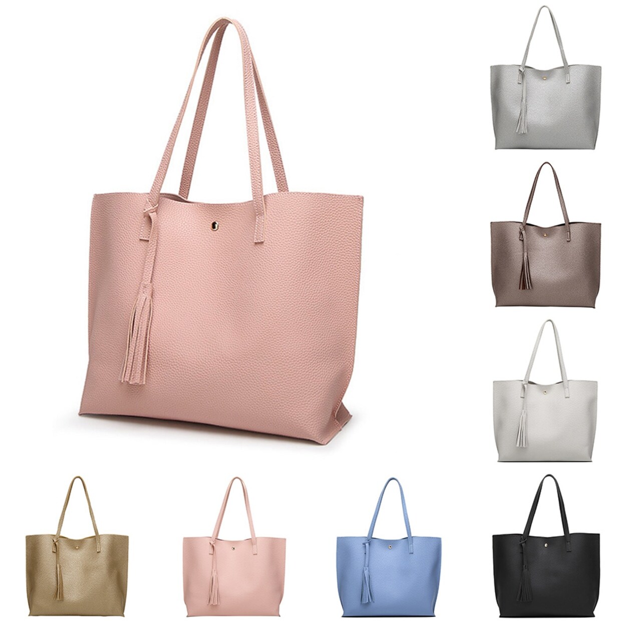 All Match Korean Style Women S Fashion Large Capacity Tote Shoulder Bag Handbag