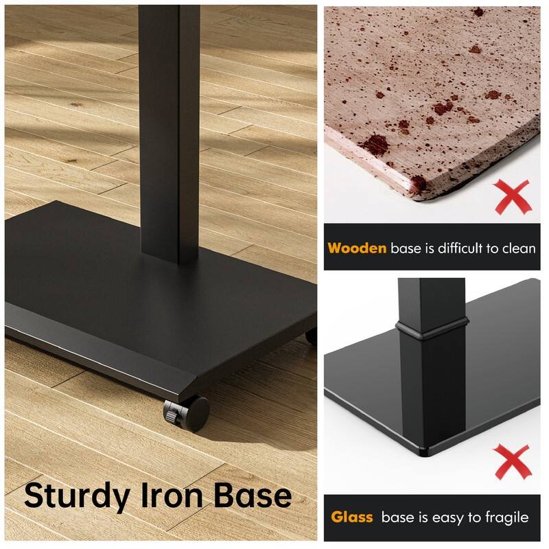 FITUEYES Rolling TV Stand with Stepless Lift for 32-75 Inch TVs, Swivel and Tilt, Hold up to 88 lbs
