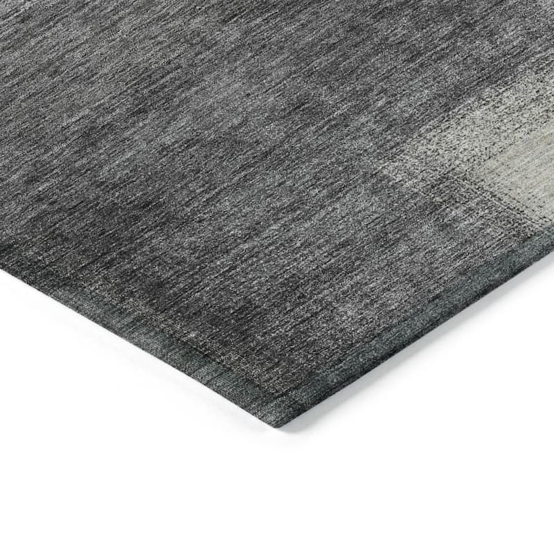 HomeRoots Abstract Transitional Rectangle Outdoor Rug