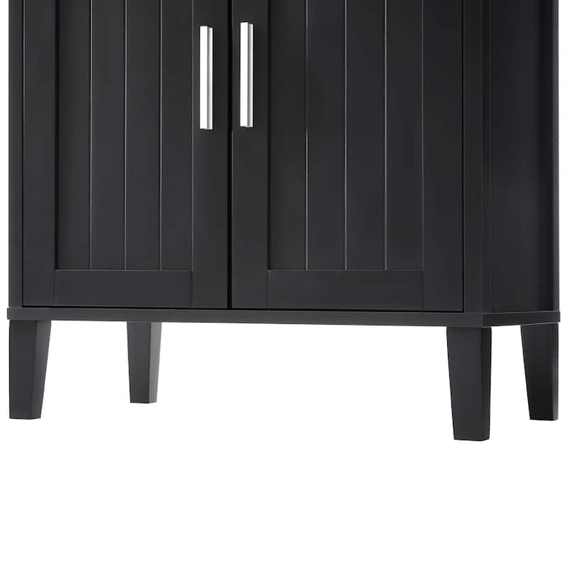 Modern 70.9” Tall Freestanding Bathroom Cabinet with Drawer and Soft-Close Doors