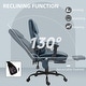 preview thumbnail 51 of 63, Vinsetto Office Desk Chair Recliner, Height Adjustable Movable Lumbar Support with 6-Point Vibrating Massage