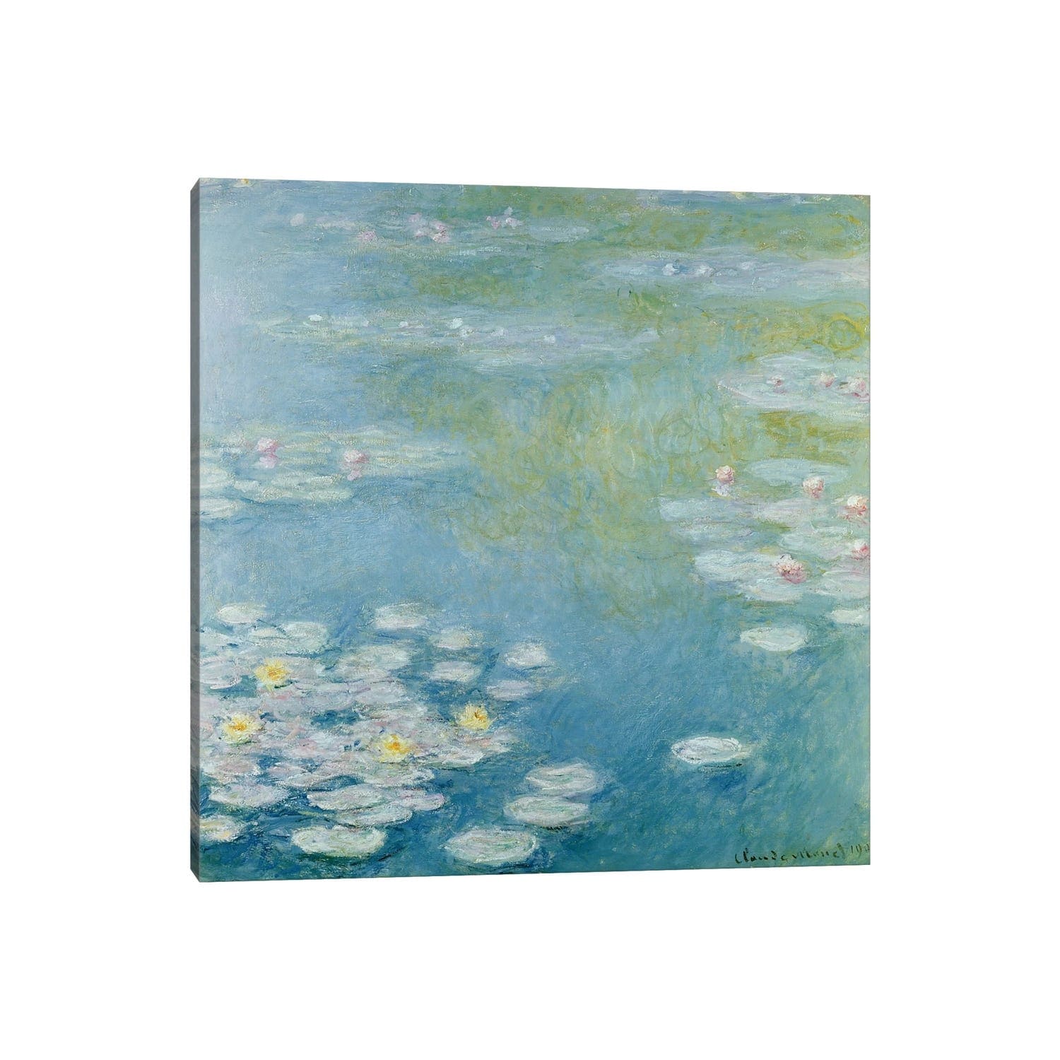 iCanvas "Nympheas at Giverny, 1908 " by Claude Monet Canvas Print
