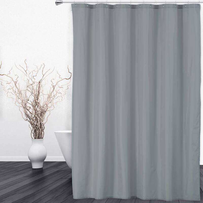 Waterproof Fabric Shower Curtain Liner with Magnets