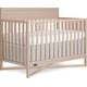 preview thumbnail 14 of 19, Dream On Me Owen 5-in-1 Convertible Crib, Matte Black Almond Butter