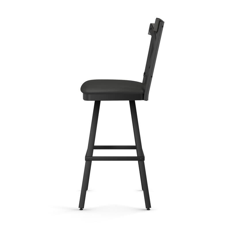 Amisco Snyder Swivel Counter and Bar Stool