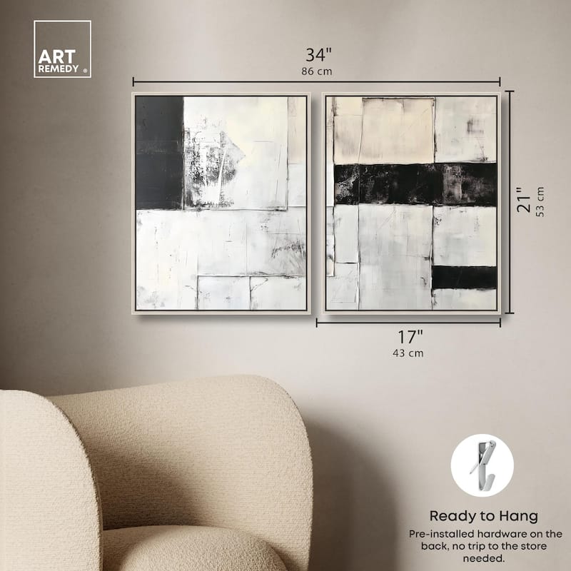 Midnight Canvas Set of 2 by Art Remedy