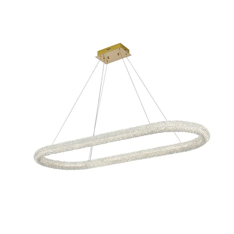 Indigo Home 51 inch Adjustable LED Chandelier