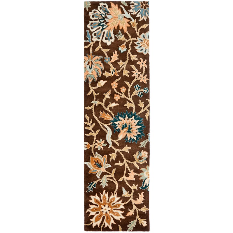 SAFAVIEH Handmade Jardin Melek Country Floral Wool Rug